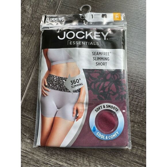 JOCKEY ESSENTIALS NWT women’s nude and maroon seam free slimming bundle of under - Picture 3 of 14